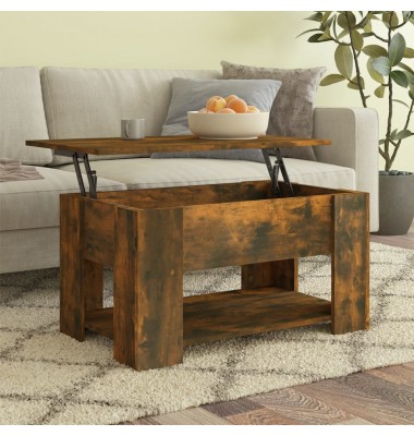  Kavos staliukas, dūminio ąžuolo, 79x49x41cm, apdirbta mediena