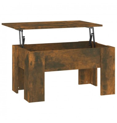  Kavos staliukas, dūminio ąžuolo, 79x49x41cm, apdirbta mediena - Kavos staliukai - 5