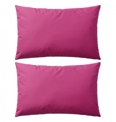  Lauko pagalvės, 2 vnt., rožinės spalvos, 60x40cm - Dekoratyvinės pagalvėlės - 1