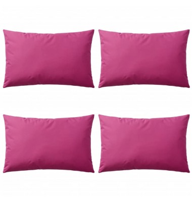  Lauko pagalvės, 4 vnt., rožinės spalvos, 60x40cm - Dekoratyvinės pagalvėlės - 1