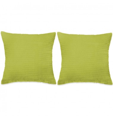  Pagalvėlių rinkinys, 2vnt., veliūras, 60x60cm, žalia spalva - Dekoratyvinės pagalvėlės - 1