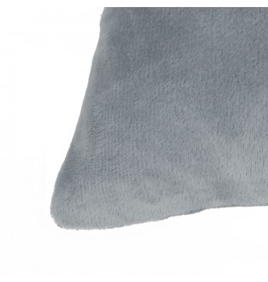  Pagalvėlių užvalkalai, 4vnt., pilkos spalvos, 40x40cm, audinys - Dekoratyvinės pagalvėlės - 3