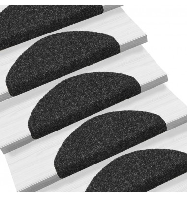  Lipnūs laiptų kilimėliai, 10vnt., juodi, 65x21x4cm - Laiptų kilimėliai - 7