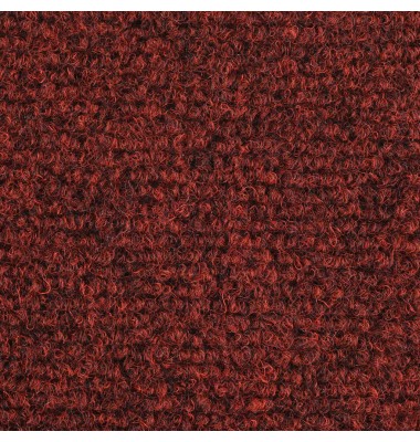  Lipnūs laiptų kilimėliai, 5vnt., raudonos spalvos, 65x21x4cm - Laiptų kilimėliai - 6