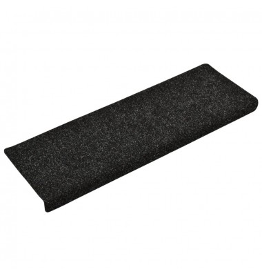  Laiptų kilimėliai, 10vnt., juodi, 65x25cm, perforuoti adatomis - Laiptų kilimėliai - 3