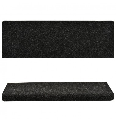  Laiptų kilimėliai, 10vnt., juodi, 65x25cm, perforuoti adatomis - Laiptų kilimėliai - 4