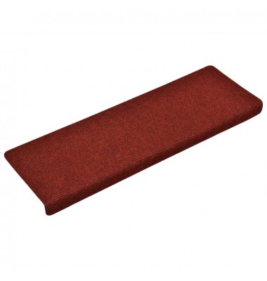  Laiptų kilimėliai, 5vnt., tamsiai raudoni, 65x25cm - Laiptų kilimėliai - 3