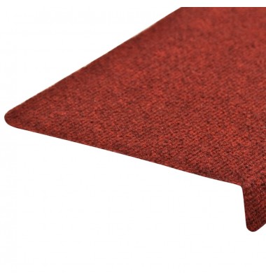  Laiptų kilimėliai, 5vnt., tamsiai raudoni, 65x25cm - Laiptų kilimėliai - 6