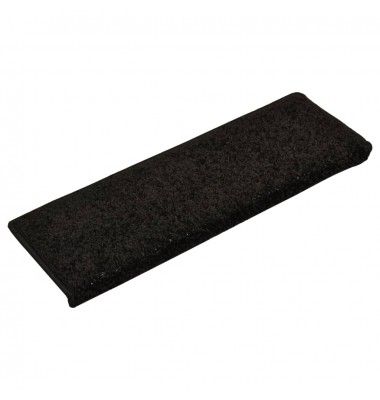  Laiptų kilimėliai, 10vnt., juodos spalvos, 65x25cm - Laiptų kilimėliai - 3