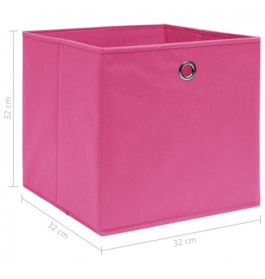 Daiktadėžės, 4vnt., rožinės spalvos, 32x32x32cm, audinys - Daiktadėžės - 5