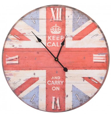  Sieninis laikrodis, 60cm, vintažinio stiliaus, JK dizaino - Laikrodžiai - 2