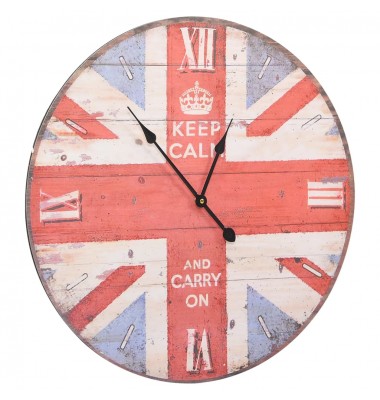  Sieninis laikrodis, 60cm, vintažinio stiliaus, JK dizaino - Laikrodžiai - 3