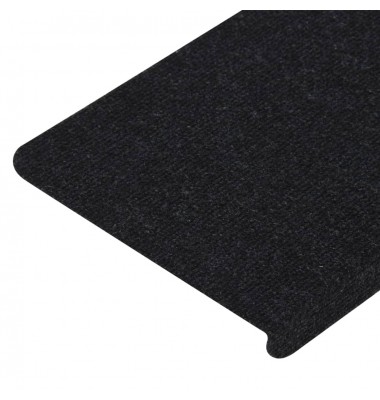  Lipnūs laiptų kilimėliai, 15vnt., juodos spalvos, 65x28cm - Laiptų kilimėliai - 8