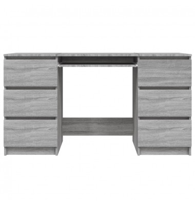  Rašomasis stalas, pilkas ąžuolo, 140x50x77cm, apdirbta mediena - Rašomieji stalai - 3