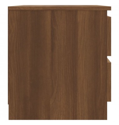  Naktinės spintelės, 2vnt., rudos ąžuolo, 50x39x43,5cm, mediena - Naktinės spintelės - 5
