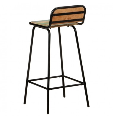  Baro kėdės, 4vnt., perdirbtos medienos masyvas - Baro kėdės - 4