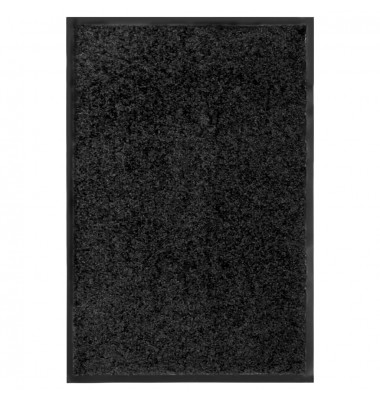  Durų kilimėlis, juodos spalvos, 40x60cm, plaunamas - Durų, virtuvės kilimai - 1