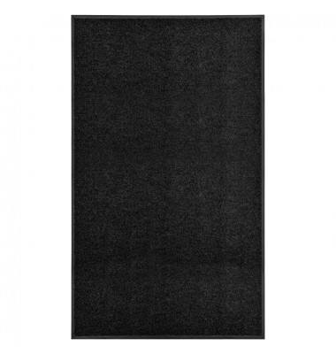  Durų kilimėlis, juodos spalvos, 90x150cm, plaunamas - Durų, virtuvės kilimai - 1