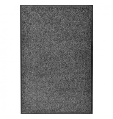 Durų kilimėlis, antracito spalvos, 60x90cm, plaunamas - Durų, virtuvės kilimai - 1