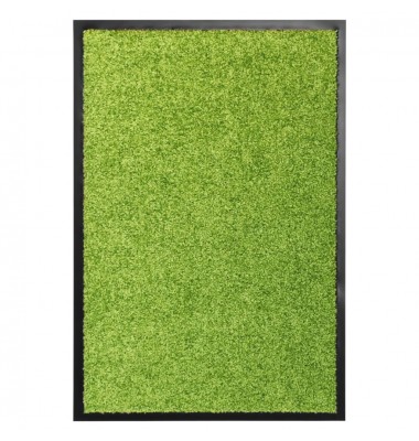  Durų kilimėlis, žalios spalvos, 40x60cm, plaunamas - Durų, virtuvės kilimai - 1
