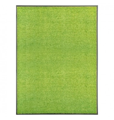  Durų kilimėlis, žalios spalvos, 90x120cm, plaunamas - Durų, virtuvės kilimai - 1