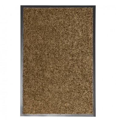  Durų kilimėlis, rudos spalvos, 40x60cm, plaunamas - Durų, virtuvės kilimai - 1