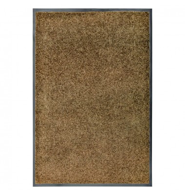  Durų kilimėlis, rudos spalvos, 60x90cm, plaunamas - Durų, virtuvės kilimai - 1