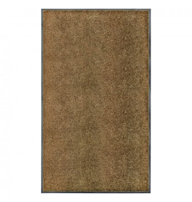  Durų kilimėlis, rudos spalvos, 90x150cm, plaunamas - Durų, virtuvės kilimai - 1
