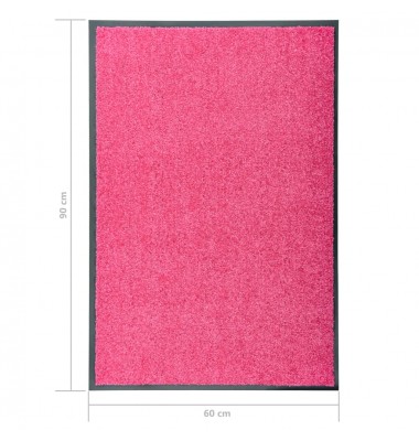  Durų kilimėlis, rožinės spalvos, 60x90cm, plaunamas - Durų, virtuvės kilimai - 6