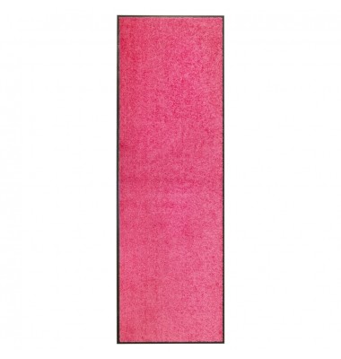  Durų kilimėlis, rožinės spalvos, 60x180cm, plaunamas - Durų, virtuvės kilimai - 1