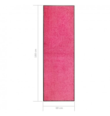  Durų kilimėlis, rožinės spalvos, 60x180cm, plaunamas - Durų, virtuvės kilimai - 6