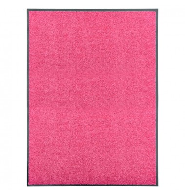  Durų kilimėlis, rožinės spalvos, 90x120cm, plaunamas - Durų, virtuvės kilimai - 1