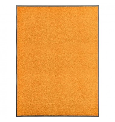  Durų kilimėlis, oranžinės spalvos, 90x120cm, plaunamas - Durų, virtuvės kilimai - 1