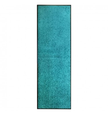  Durų kilimėlis, žydros spalvos, 60x180cm, plaunamas - Durų, virtuvės kilimai - 1