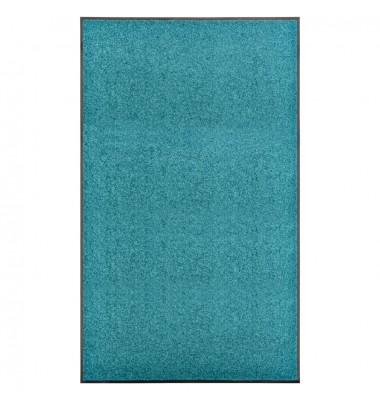  Durų kilimėlis, žydros spalvos, 90x150cm, plaunamas - Durų, virtuvės kilimai - 1