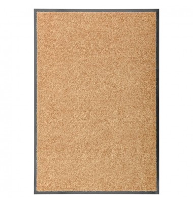  Durų kilimėlis, kreminės spalvos, 60x90cm, plaunamas - Durų, virtuvės kilimai - 1