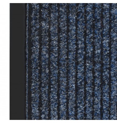  Durų kilimėlis, mėlynos spalvos, 40x60cm, dryžuotas - Durų, virtuvės kilimai - 2