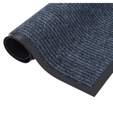  Durų kilimėlis, mėlynos spalvos, 40x60cm, dryžuotas - Durų, virtuvės kilimai - 4
