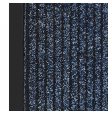  Durų kilimėlis, mėlynos spalvos, 60x80cm, dryžuotas - Durų, virtuvės kilimai - 4