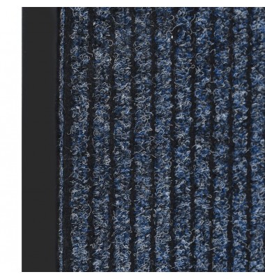  Durų kilimėlis, mėlynos spalvos, 80x120cm, dryžuotas - Durų, virtuvės kilimai - 4