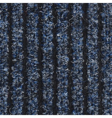  Durų kilimėlis, mėlynos spalvos, 80x120cm, dryžuotas - Durų, virtuvės kilimai - 5