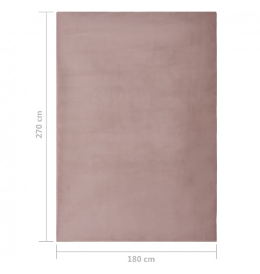  Kilimas, senovinis rožinis, 180x270cm, dirbtinis triušio kailis - Kilimai - 7