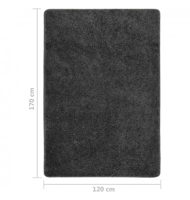  Shaggy tipo kilimėlis, tamsiai pilkas, 120x170cm, neslystantis - Kilimai - 5