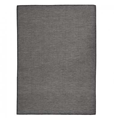  Lauko kilimėlis, pilkos spalvos, 200x280cm, plokščio pynimo - Kilimai - 1