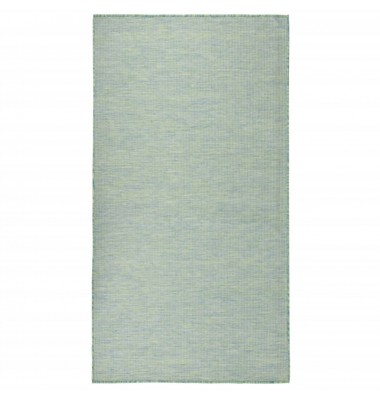  Lauko kilimėlis, turkio spalvos, 140x200cm, plokščio pynimo - Kilimai - 1