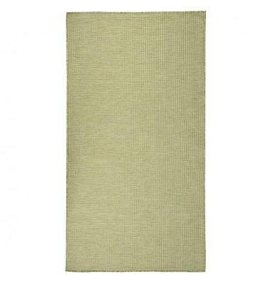  Lauko kilimėlis, žalios spalvos, 80x150cm, plokščio pynimo - Kilimai - 1