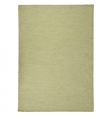  Lauko kilimėlis, žalios spalvos, 200x280cm, plokščio pynimo - Kilimai - 1