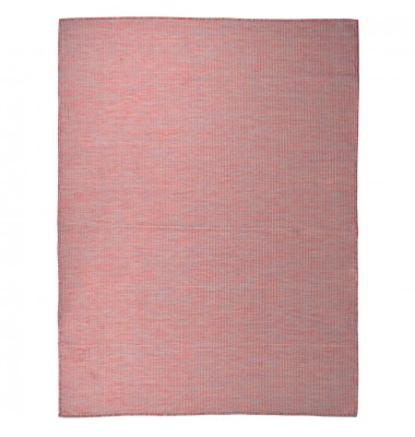  Lauko kilimėlis, raudonos spalvos, 120x170cm, plokščio pynimo - Kilimai - 1