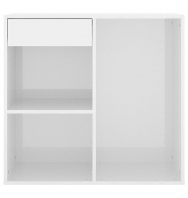  Kosmetikos spintelė, balta, 80x40x75cm, mediena, blizgi - Biuro spintos, spintelės - 4