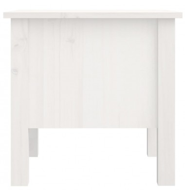  Staliukas, baltas, 40x40x39cm, pušies medienos masyvas - Žurnaliniai staliukai - 8